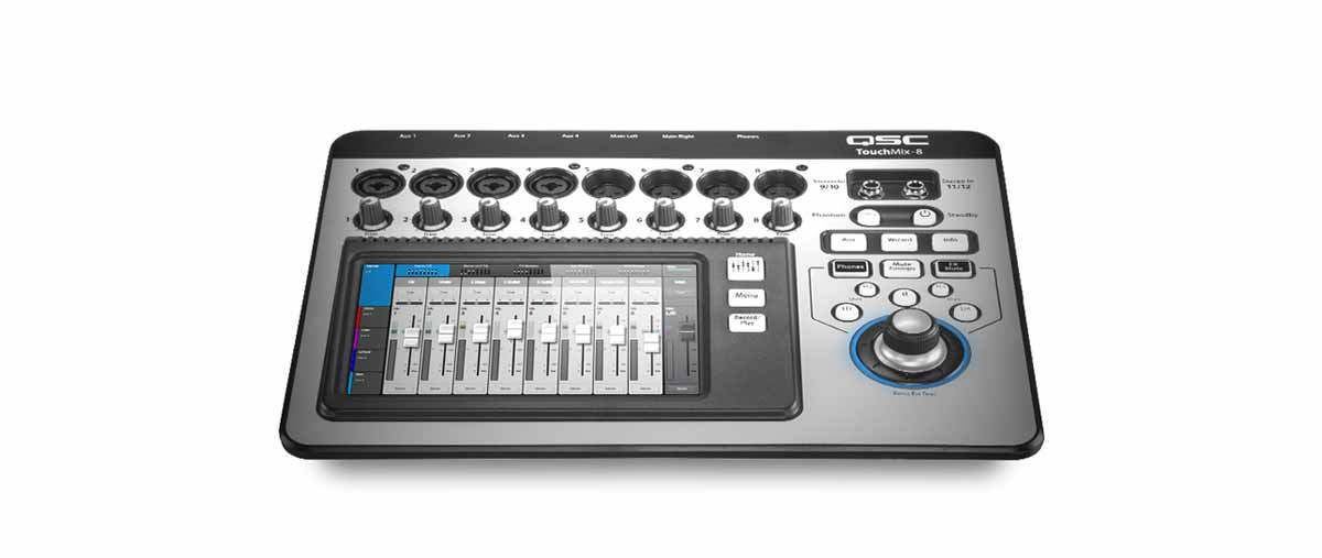 QSC 8 channel Touch Mix