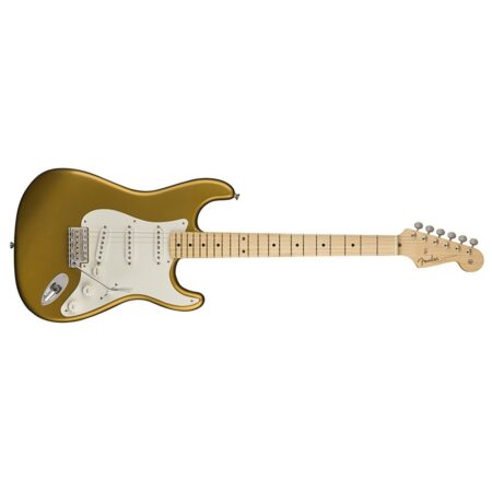 FENDER STRATOCASTER ELECTRIC GUITAR (GOLD)