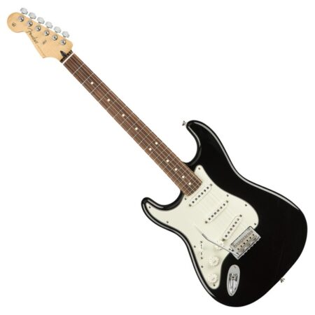 FENDER STRATOCASTER ELECTRIC GUITAR LEFT HANDED (BLACK)
