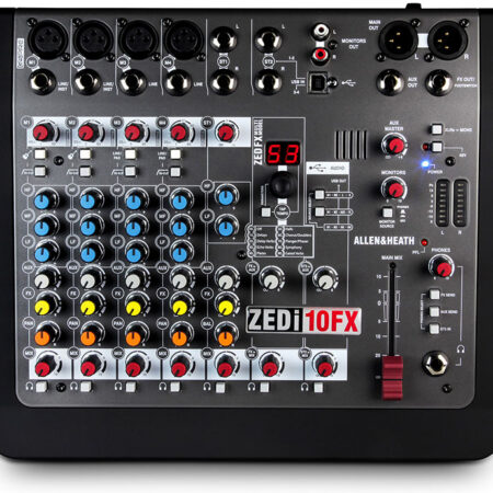 ALLEN & HEATH ZED 10FX 10 CHANNEL MIXER